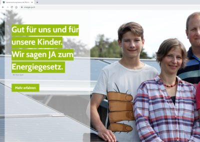 Website Aargauer Energiegesetz